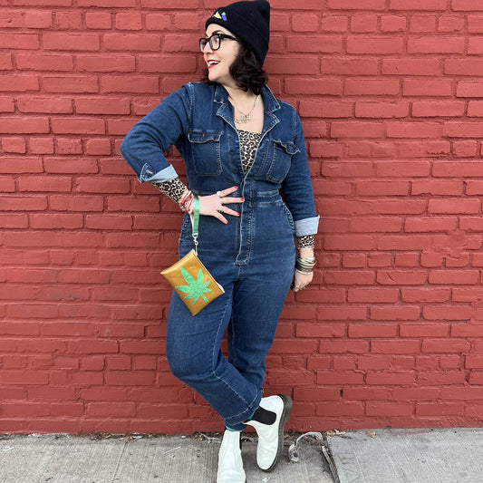 Julie Mollo! "Mary Jane" Cannabis Midi Clutch