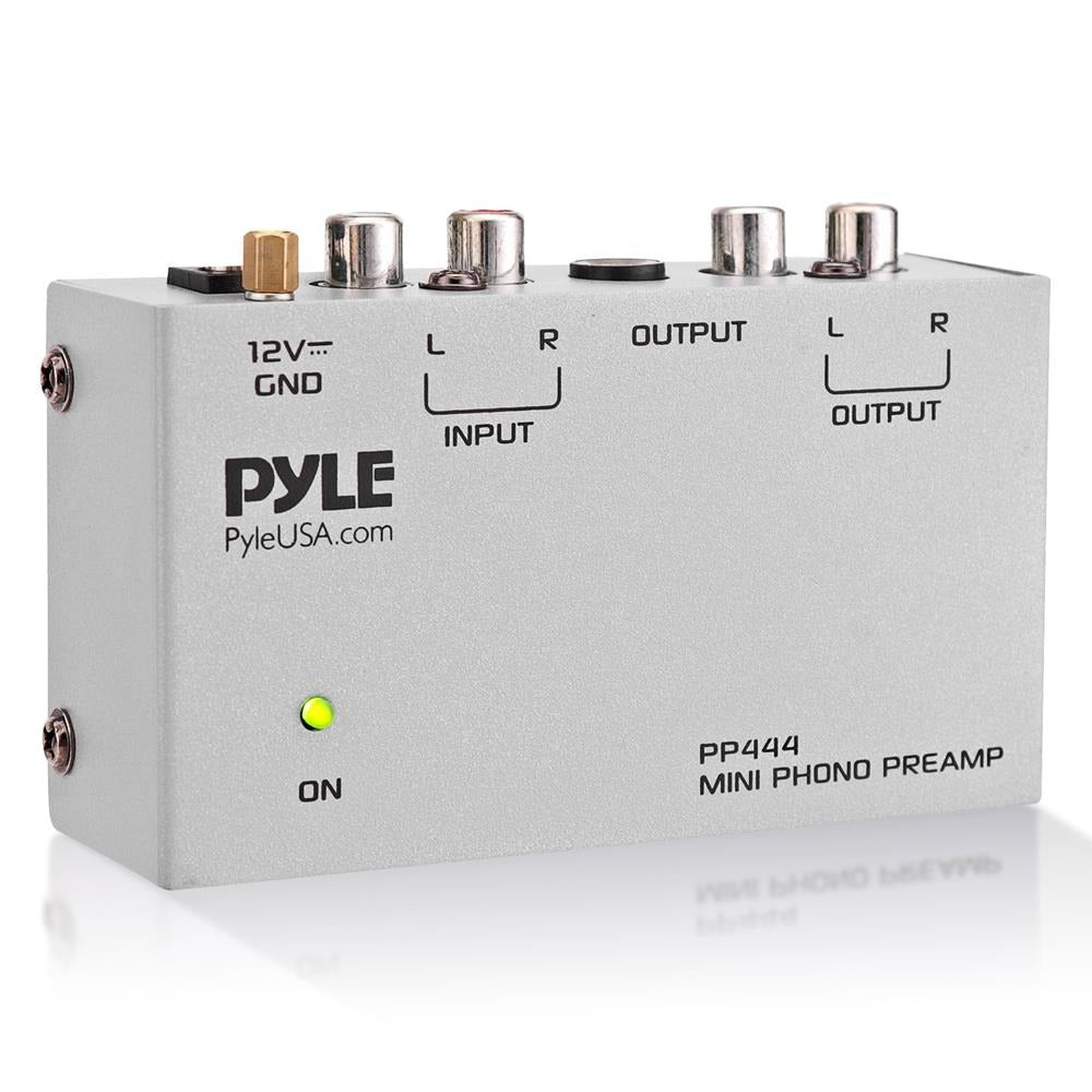 Pyle PP444 Ultra Compact Phono Turntable Preamp