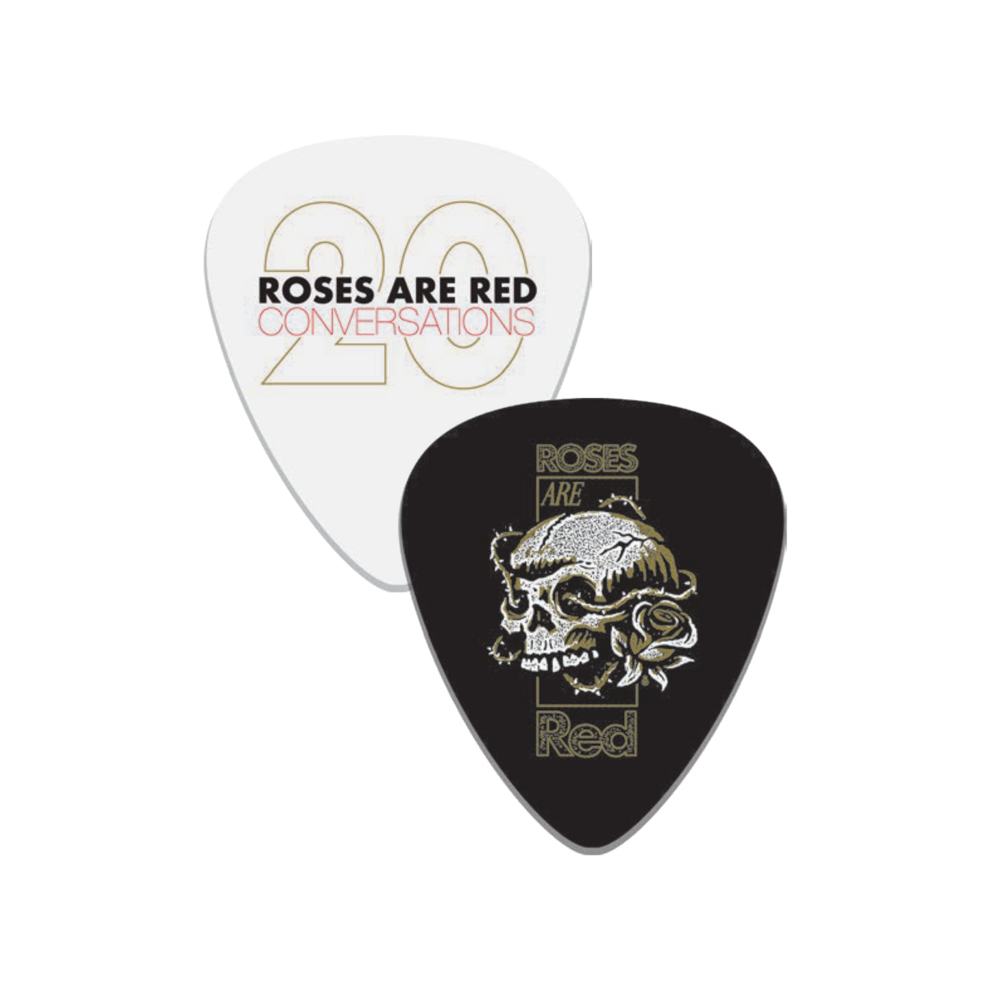 Roses Are Red Guitar Pick Set