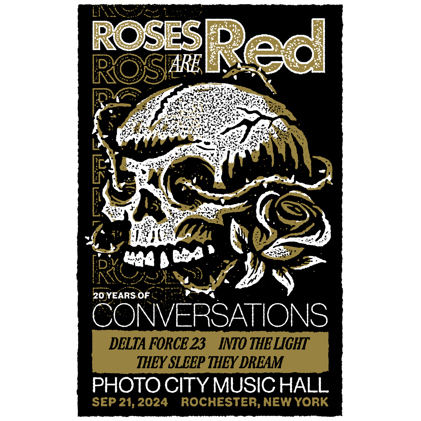 Roses Are Red "20 Years of Conversations" Print