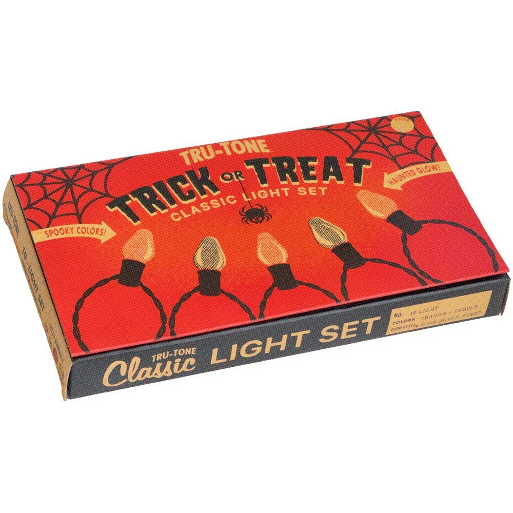 Tru-Tone "Trick or Treat" Vintage Style Halloween C7 LED 10-Light Sets