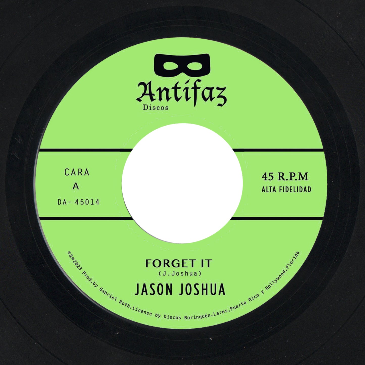 Jason Joshua "Forget It / La Voz de Oro" Single