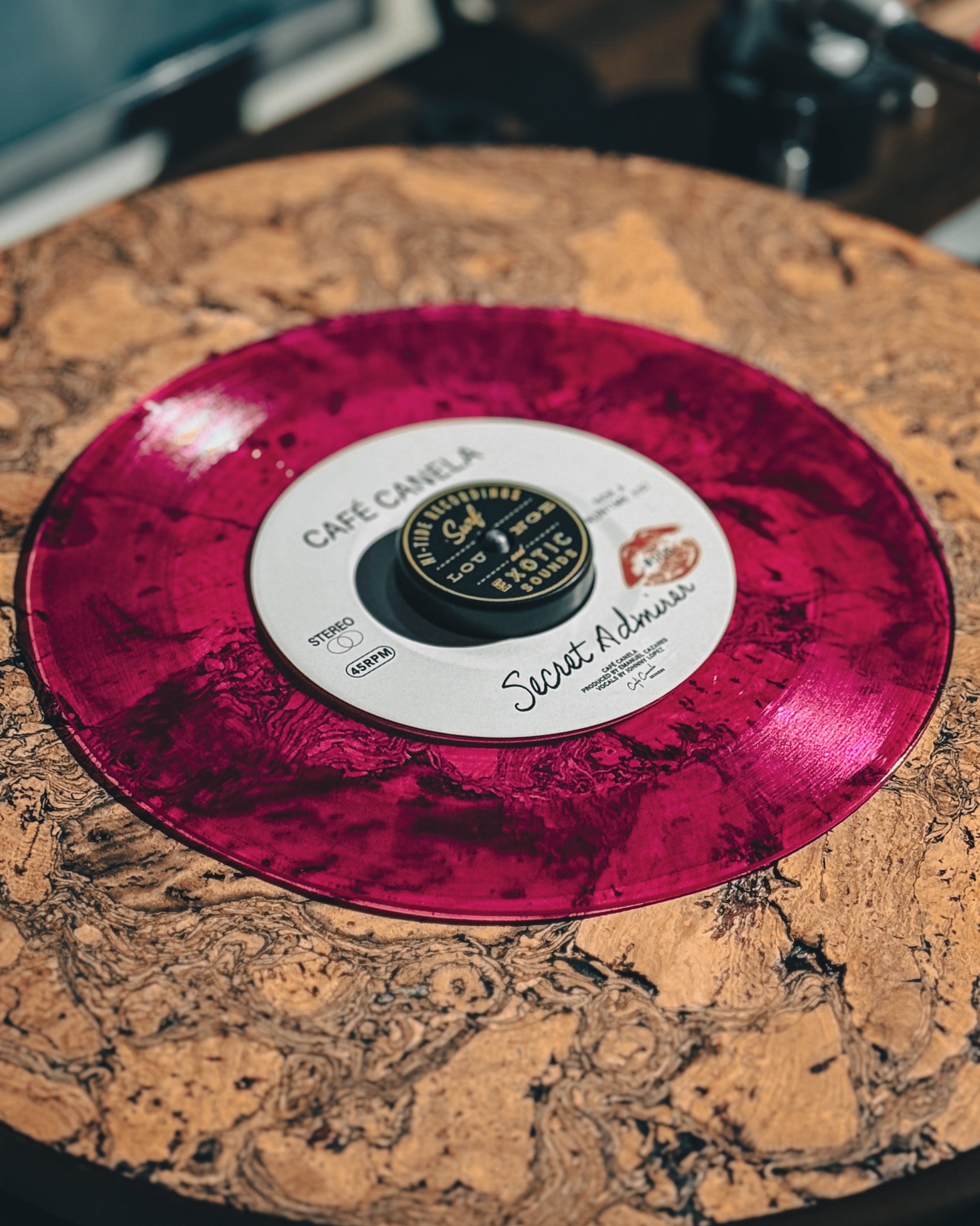 Café Canela “Secret Admirer / When You're Here” 45 [Boro Records-Exclu