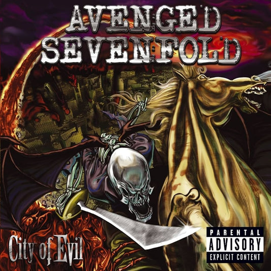 Avenged Sevenfold "City of Evil" 20th Anniversary LP [Indie-Exclusive Orange/Red Swirl]