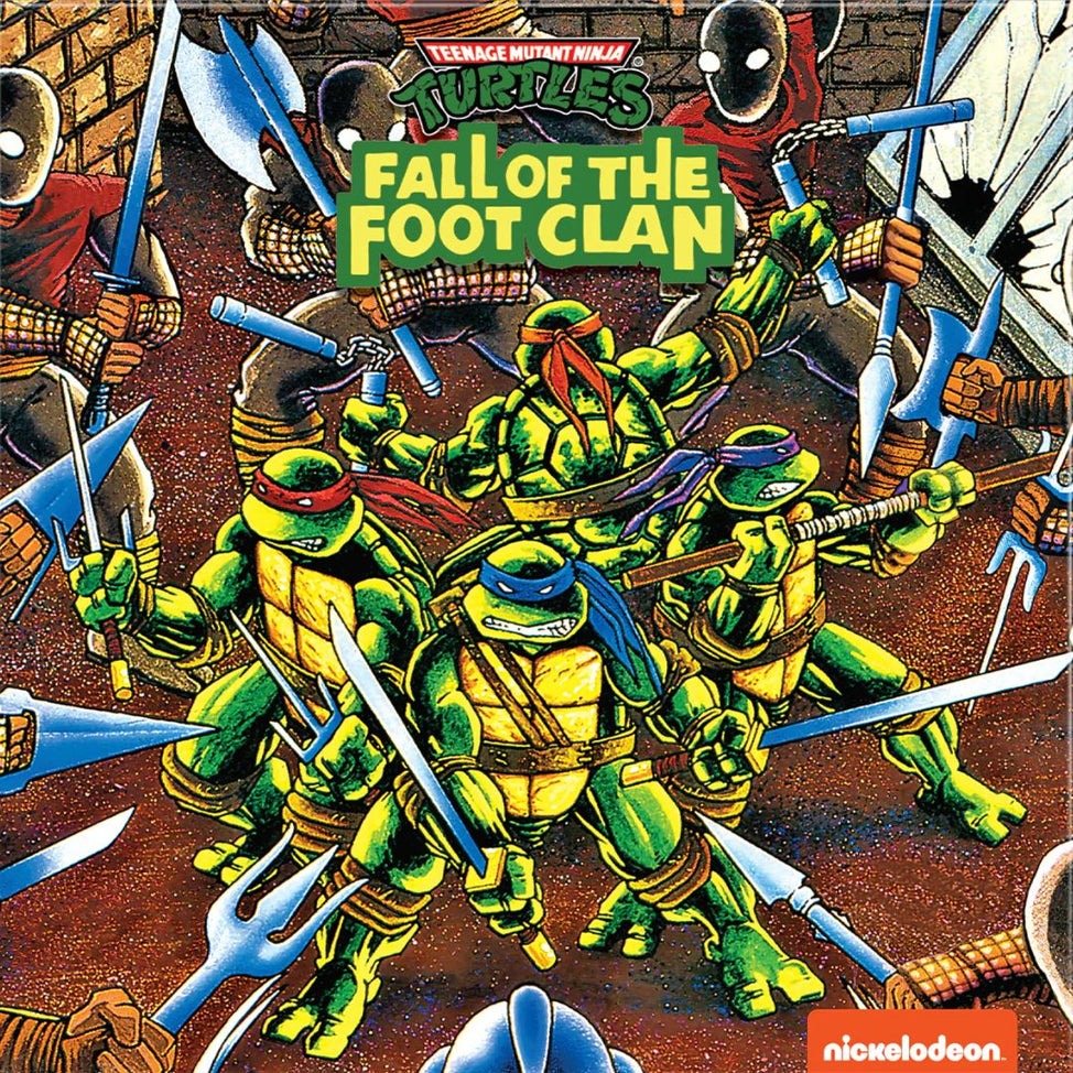 Konami Kukeiha Club "Teenage Mutant Ninja Turtles: Fall of the Foot Clan" LP [Pizza Pie Splatter]