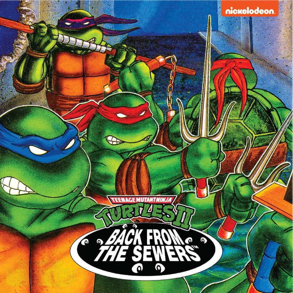 Konami Kukeiha Club "Teenage Mutant Ninja Turtles II: Back from the Sewers" LP [Pizza Pie Splatter]