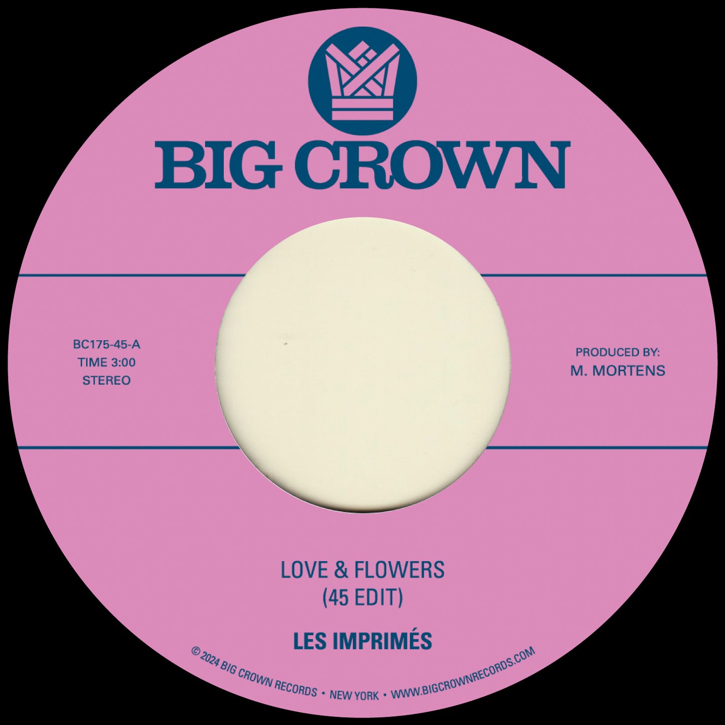 Les Imprimés "Love and Flowers / You" 45"