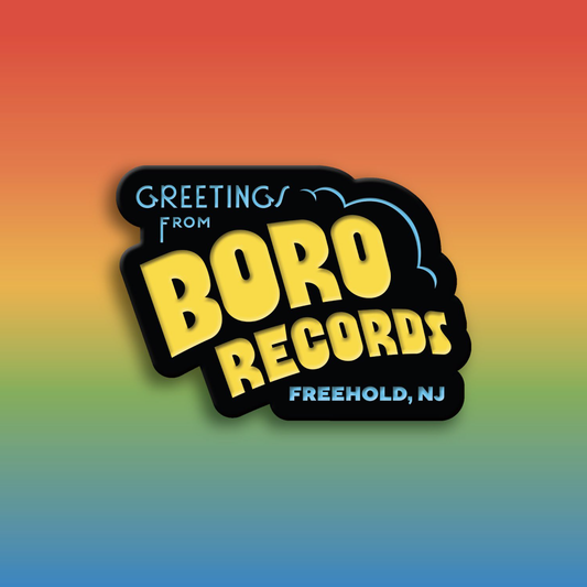 Greetings from Boro Records Enamel Pin