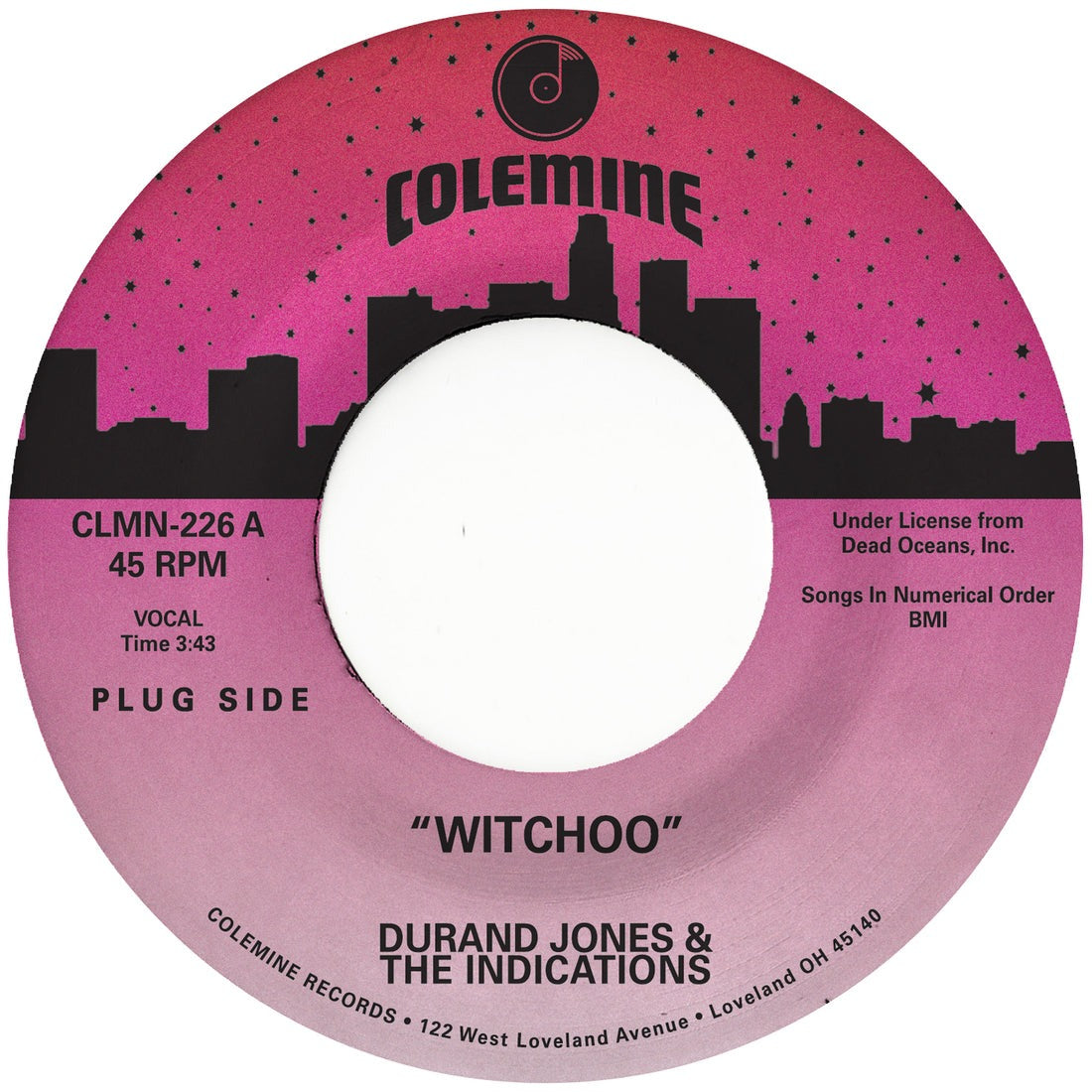 Durand Jones & The Indications "Witchoo / Love Will Work It Out" 45