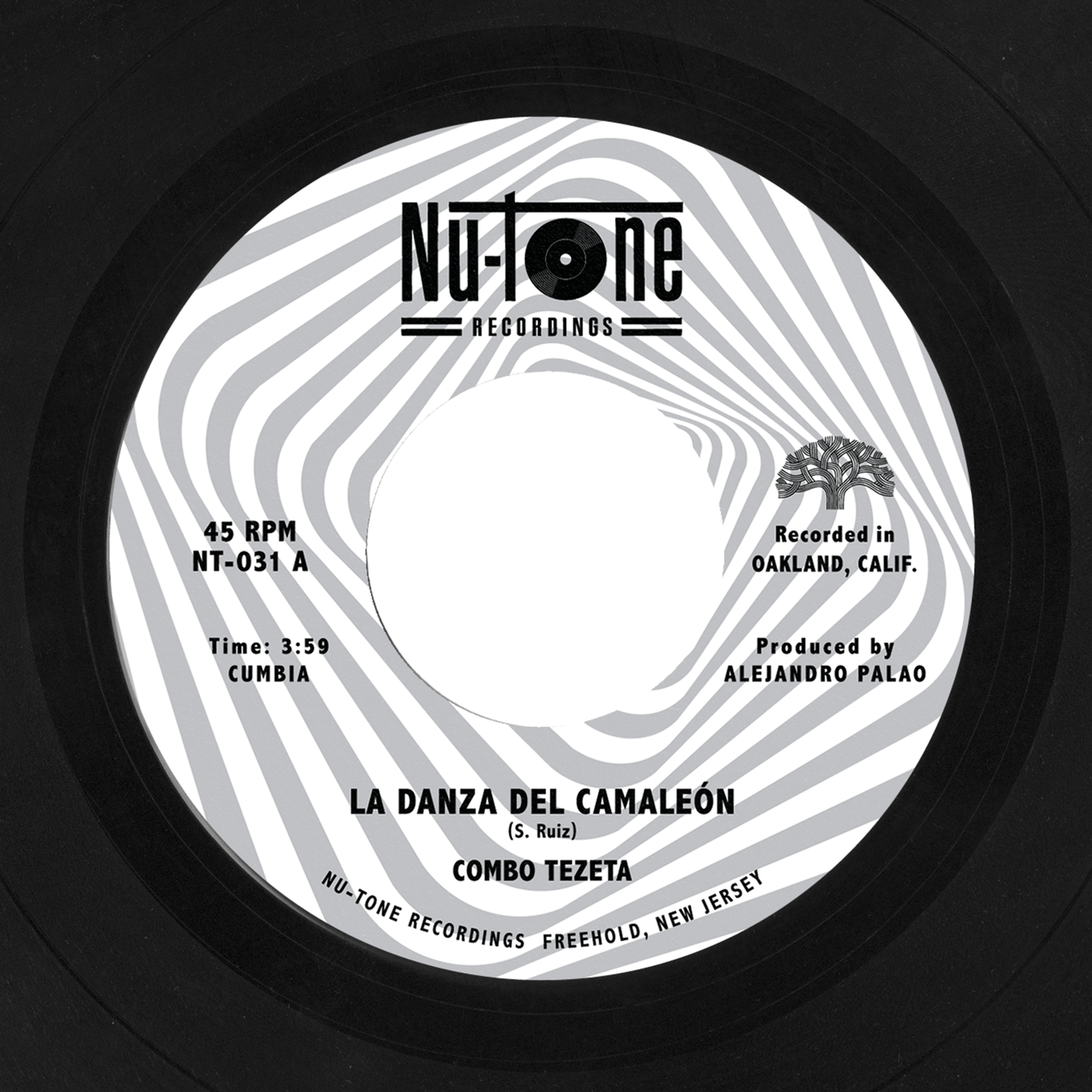Combo Tezeta "La Danza del Camaleón / La Reina Nocturna" 45