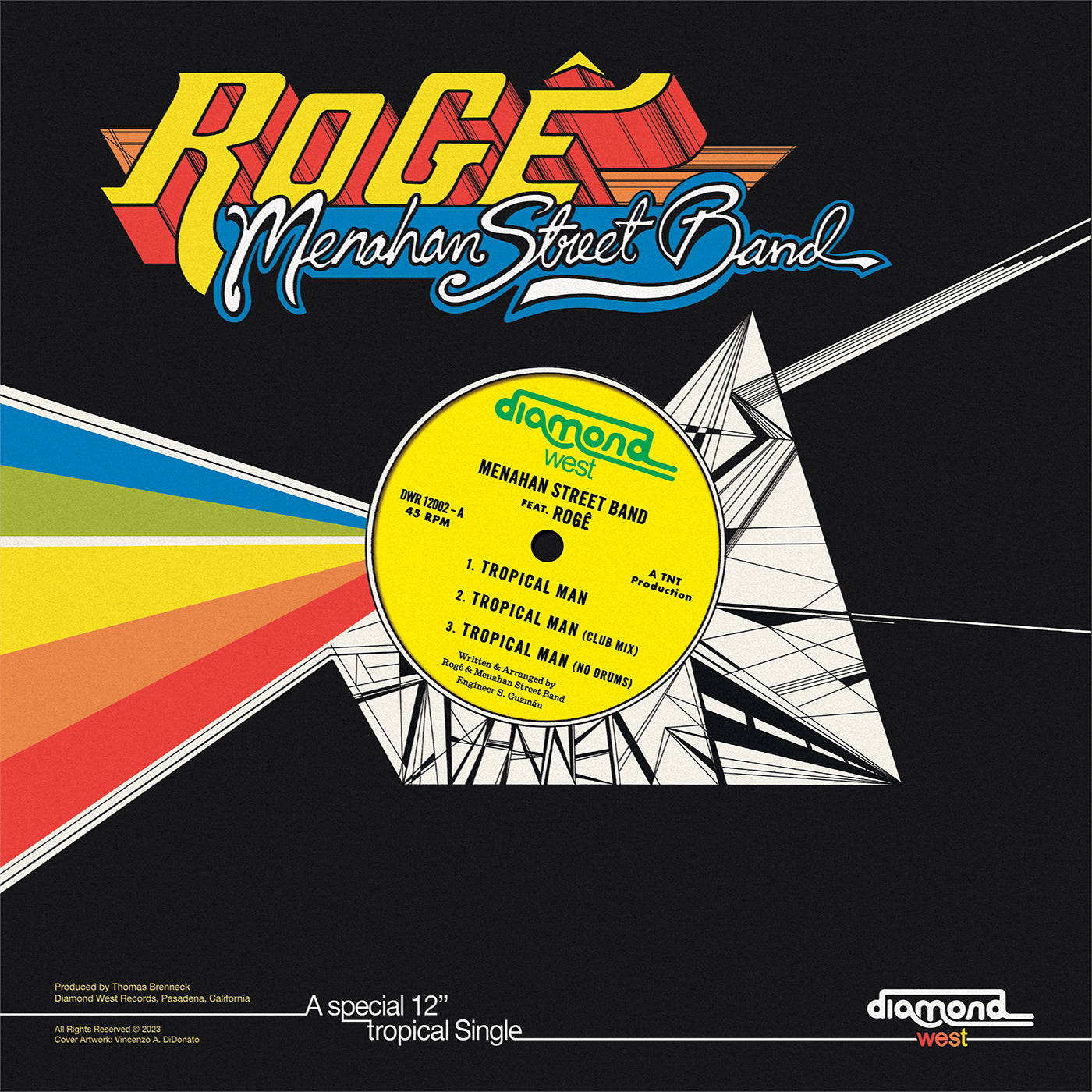 Menahan Street Band & Rogê "Tropical Man" 12" EP