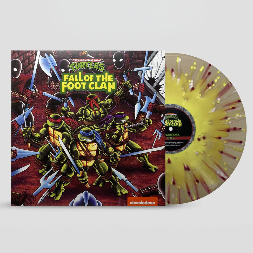 Konami Kukeiha Club "Teenage Mutant Ninja Turtles: Fall of the Foot Clan" LP [Pizza Pie Splatter]