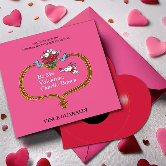 Vince Guaraldi “Be My Valentine, Charlie Brown - Selections From The Original Soundtrack” [Indie- Exclusive, Red Heart-Shaped LP]