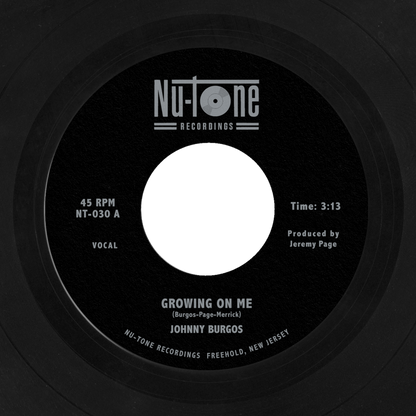 Johnny Burgos "Growing on me / Ready" 45