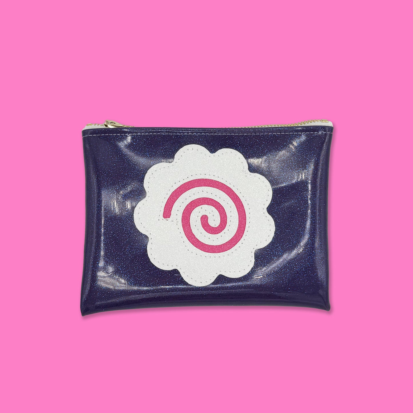 Boro Rekōzu x Julie Mollo! Narutomaki Japanese Fish Cake Glitter Midi Clutch [Limited Edition]