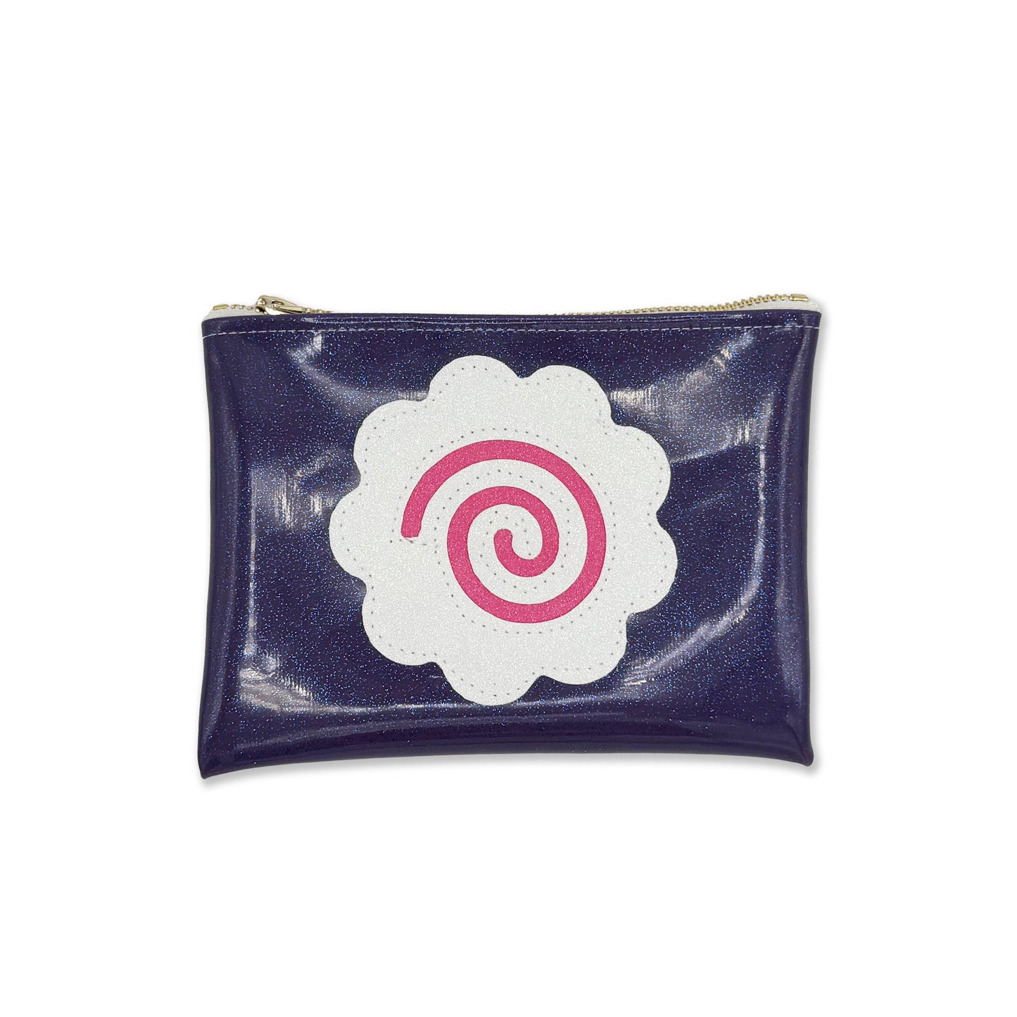 Boro Rekōzu x Julie Mollo! Narutomaki Japanese Fish Cake Glitter Midi Clutch [Limited Edition]