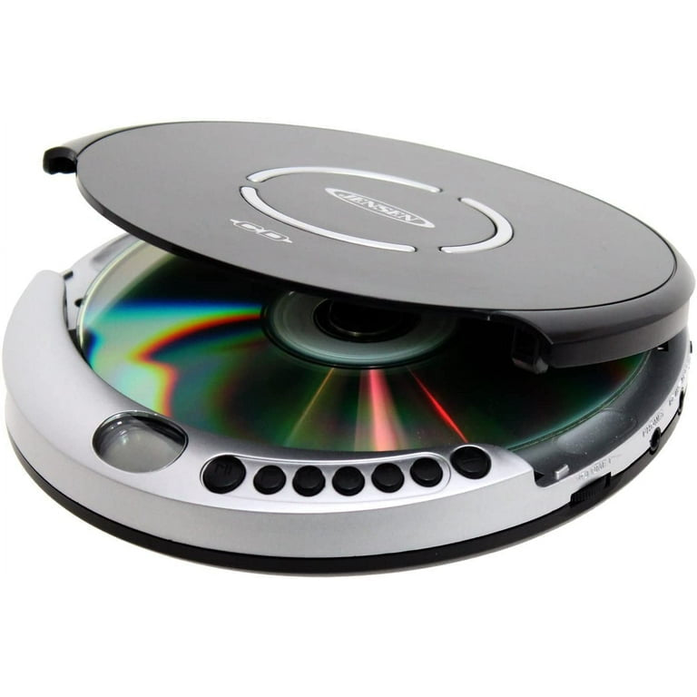 Jensen CD60R Personal Portable CD Player with Digital FM Radio and Earbuds [Black]