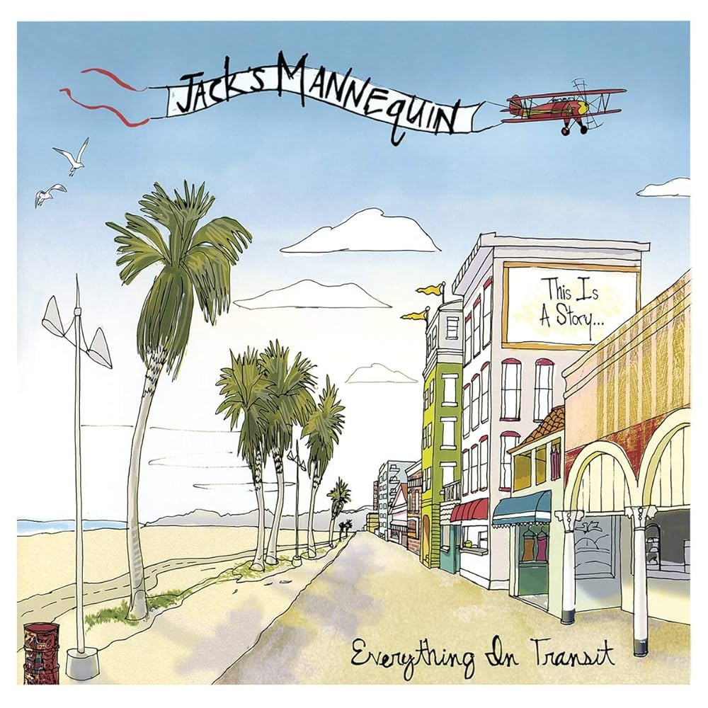 Jack’s Mannequin “Everything In Transit” LP [20-Year Anniversary, Indie-Exclusive Clear/Blue]