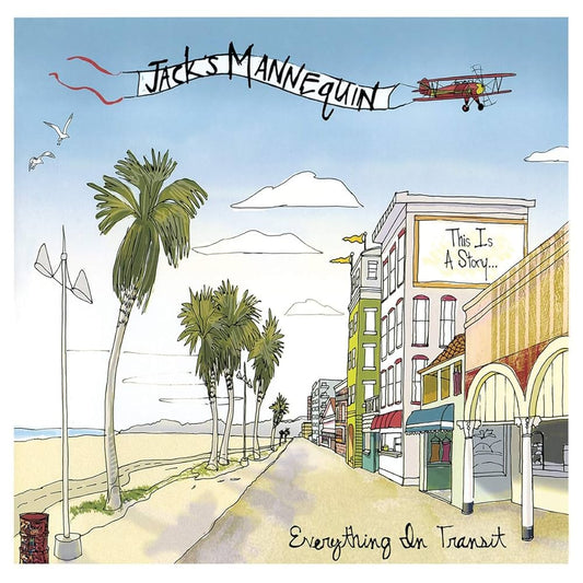 Jack’s Mannequin “Everything In Transit” LP [20-Year Anniversary, Indie-Exclusive Clear/Blue]