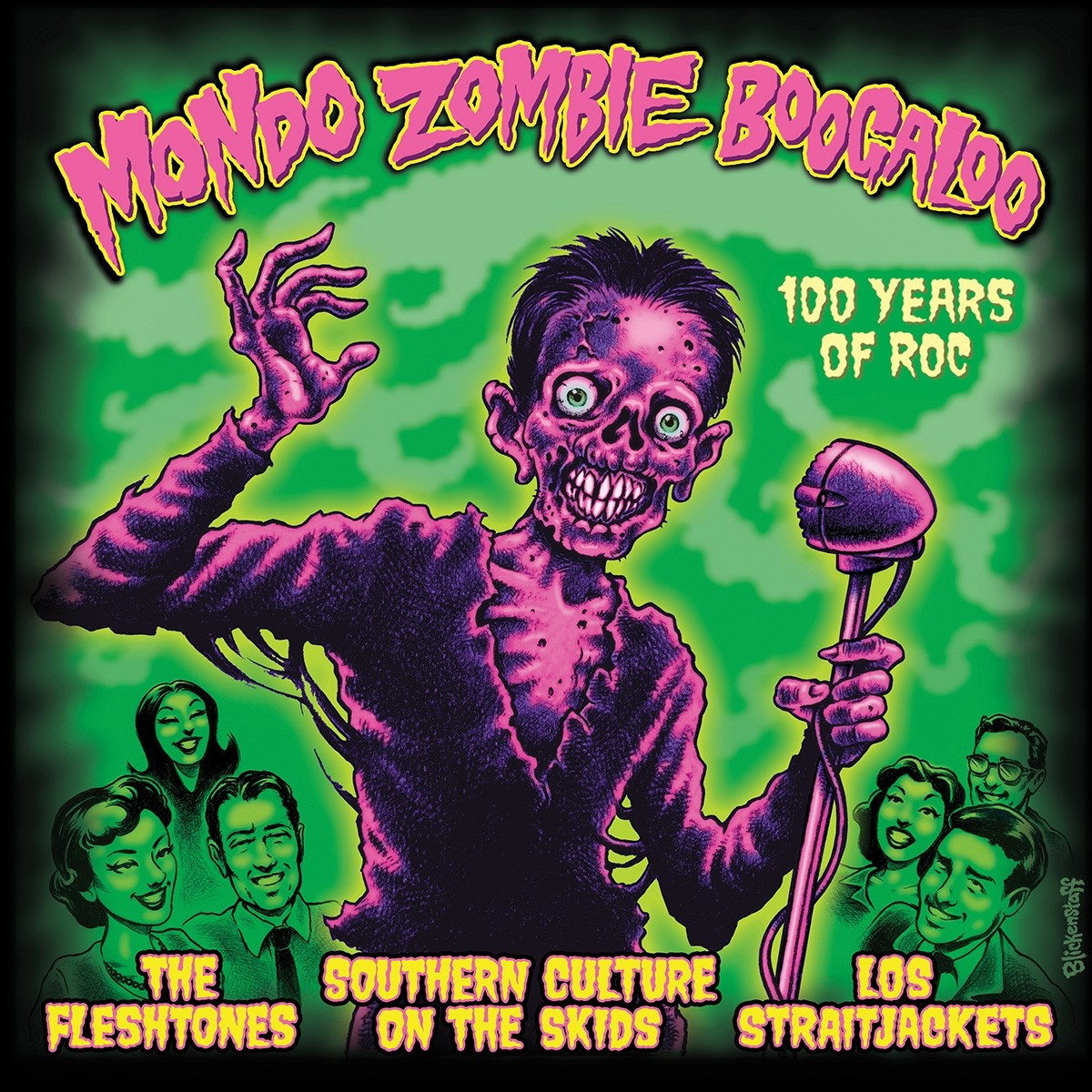 Los Straitjackets, Southern Culture on the Skids, Fleshtones “Mondo Zombie Boogaloo” 2LP [Gross Pink]