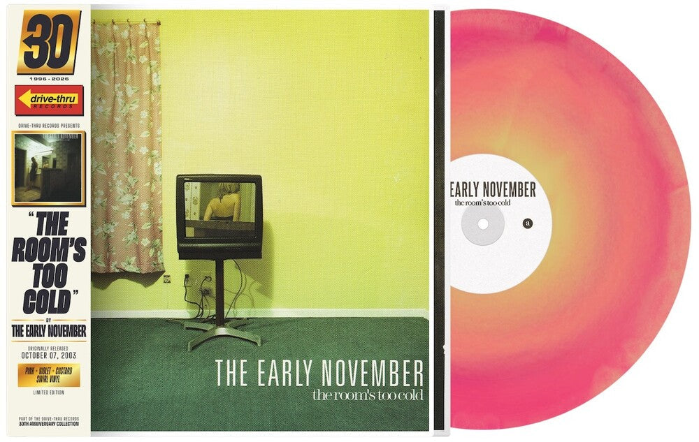 The Early November “The Room’s Too Cold” LP [Pink/Violet/Custard Swirl]
