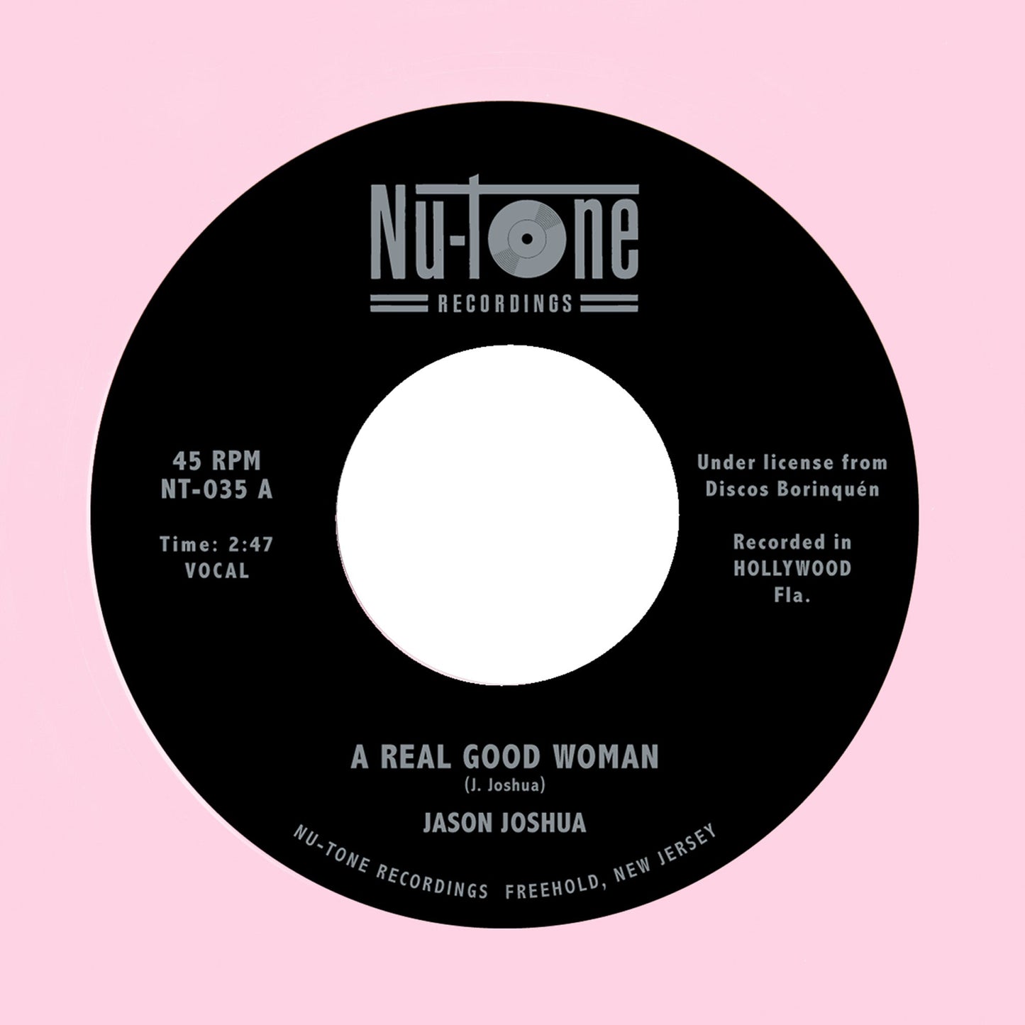 Jason Joshua "A Real Good Woman / Out of Love" 45 [Random Color]