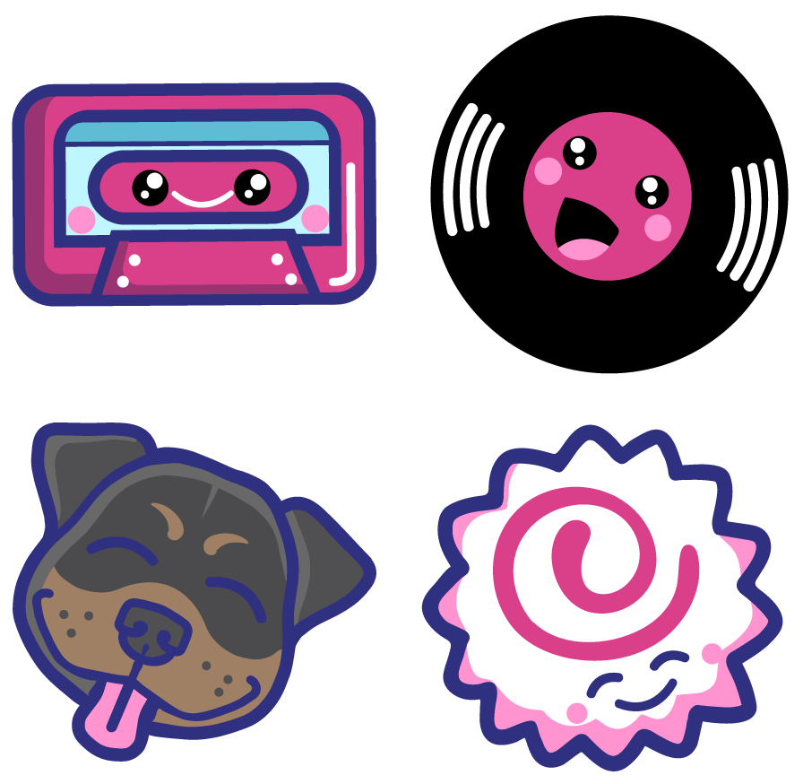 Boro Rekōzu Sticker Pack