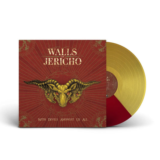 Walls of Jericho "With Devils Amongst Us All" LP [Gold/Red Split]