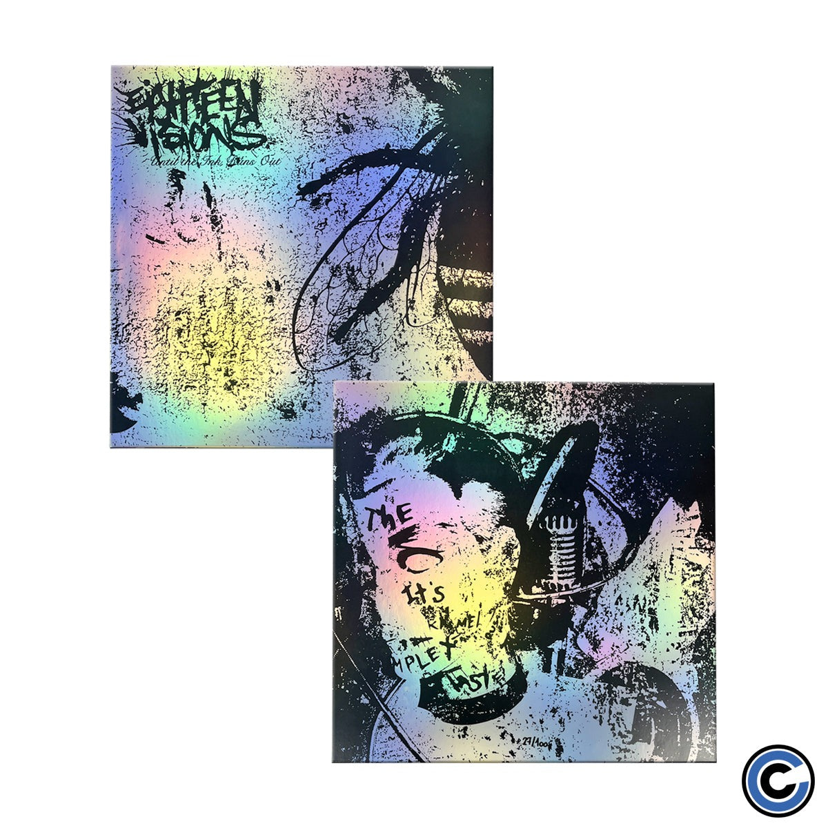 Eighteen Visions "Until the Ink Runs Out" 2LP [25-Year Anniversary, Blue/Green Swirl, Holographic O-Card, Gatefold, Hand-Numbered]