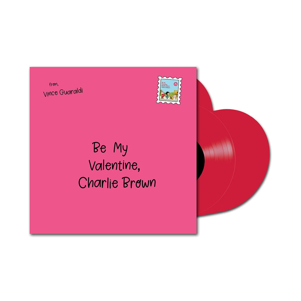 Vince Guaraldi “Be My Valentine, Charlie Brown - Selections From The Original Soundtrack” [Indie- Exclusive, Red Heart-Shaped LP]