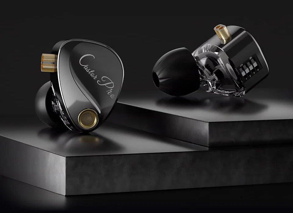 KZ Castor Pro Dynamic In-Ear Headphones Monitors IEM w/ Mic