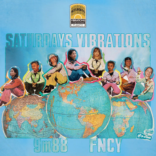 FNCY & 9m88 "Saturdays Vibrations" 45 [Clear Blue, Japan Import]