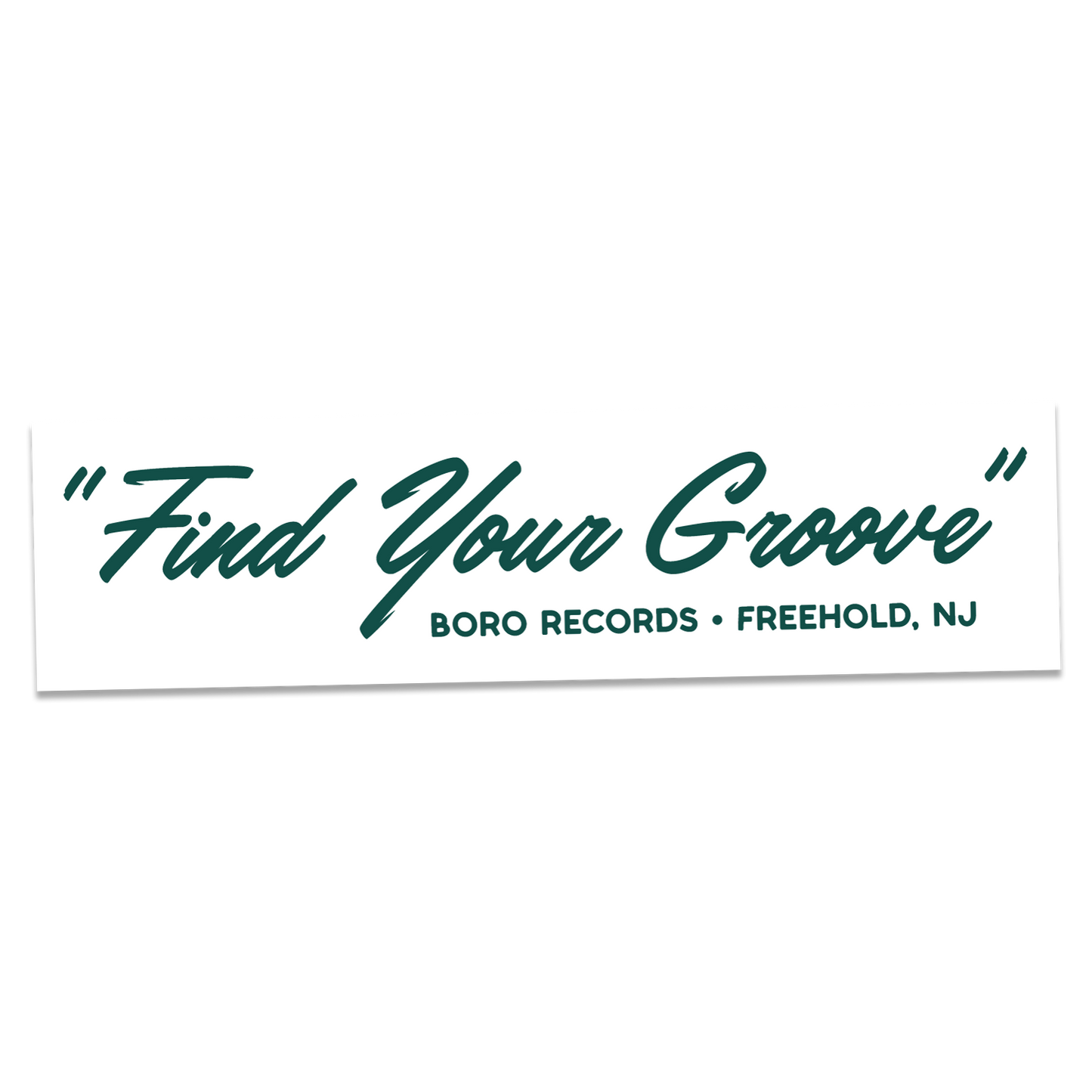"Find Your Groove" Bumper Sticker