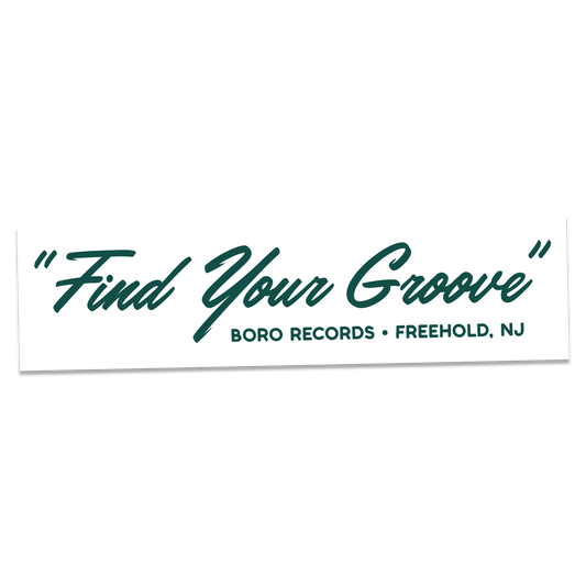 "Find Your Groove" Bumper Sticker